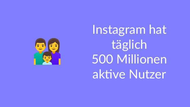 Instagram täglich aktive Nutzer
