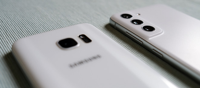 Smartphone Kameras: Samsung Galaxy S7 und S21 FE