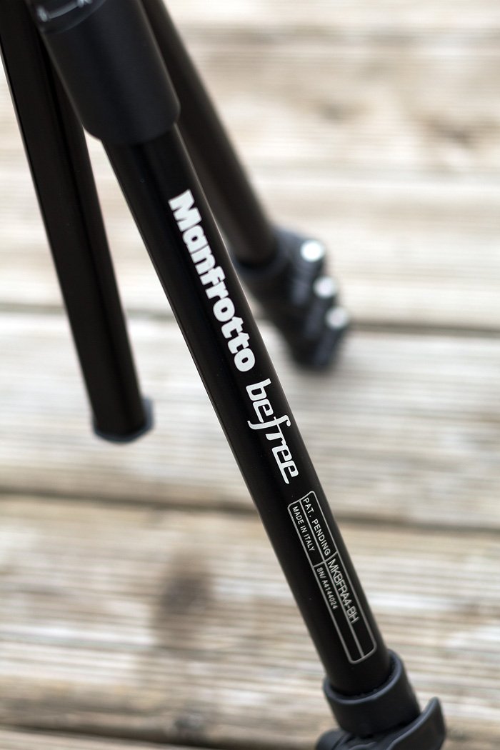 Manfrotto Befree Schriftzug