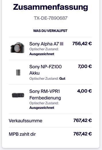 MPB Endpreise