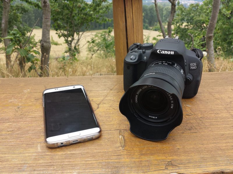 Samsung S7 Edge und Canon EOS 700D Vergleich