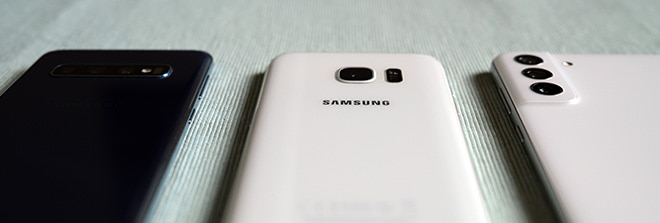Samsung Galaxy Kameras: S7, S10 und S21 FE
